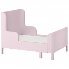 Каркас розсувного ліжка IKEA BUSUNGE світло-рожевий 80x200 см (902.290.17)