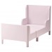 Каркас раздвижной кровати IKEA BUSUNGE светло-розовый 80x200 см (902.290.17)
