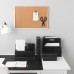 Коробка для документів IKEA RISSLA 3 шт. чорний (902.461.54)