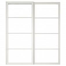 Пара рам для раздвижных дверей IKEA PAX белый 200x236 см (902.502.64)