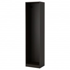 Каркас гардероба IKEA PAX чорно-коричневий 50x35x201 см (902.602.82)