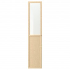 Стеклянные двери IKEA OXBERG березовый шпон 40x192 см (902.756.22)