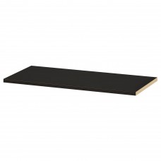 Полиця IKEA KOMPLEMENT чорно-коричневий 75x35 см (902.780.03)