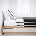 Каркас кровати IKEA MANDAL береза белый 160x202 см (902.804.83)