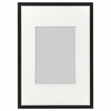 Рамка для фото IKEA LOMVIKEN чорний 21x30 см (903.143.03)