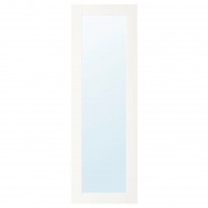 Зеркальная дверь IKEA RIDABU белый 40x120 см (903.310.91)