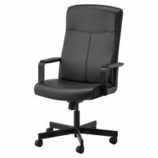 Офісний поворотний стілець IKEA MILLBERGET чорний (903.394.12)