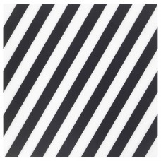 Серветка під прибори IKEA PIPIG чорний білий 37x37 см (903.429.47)