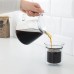 Кухоль та фільтр для кави IKEA HOGMODIG прозоре скло нержавіюча сталь 600 мл (903.589.62)