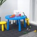 Стол детский IKEA MAMMUT синий 85 см (903.651.80)