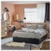 Каркас ліжка IKEA NORDLI антрацит 140x200 см (903.727.79)