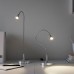 Настольная LED лампа IKEA JANSJO серебристый 60 см (903.860.12)