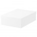 Коробка с крышкой IKEA TJENA белый 25x35x10 см (903.954.22)