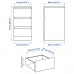 Комод з 3 шухлядами IKEA MALM глянцевий білий 40x78 см (904.240.52)