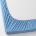 Простирадло на резинці для дитячого ліжка IKEA LEN світло-синій 60x120 см (904.271.02)