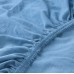 Простирадло на резинці для дитячого ліжка IKEA LEN світло-синій 60x120 см (904.271.02)