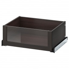 Шухляда IKEA KOMPLEMENT чорно-коричневий 50x35 см (904.340.89)