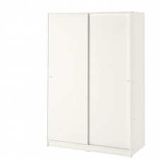 Гардеробна шафа IKEA KLEPPSTAD білий 117x176 см (904.372.38)