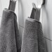 Банное полотенце IKEA HIMLEAN темно-серый меланж 100x150 см (904.429.37)