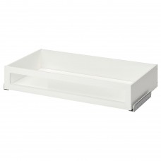 Шухляда з скляним фронтом IKEA KOMPLEMENT білий 100x58 см (904.470.20)