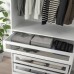 Выдвижной ящик с стеклянной панелью IKEA KOMPLEMENT белый 100x58 см (904.470.20)