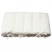 Мягкий бортик IKEA LENAST белый серый 60x120 см (904.539.02)