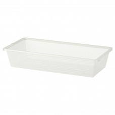 Сітчастий кошик IKEA BOAXEL білий 80x40x15 см (904.586.07)