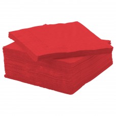 Салфетка бумажная IKEA FANTASTISK красный 24x24 см (904.663.39)