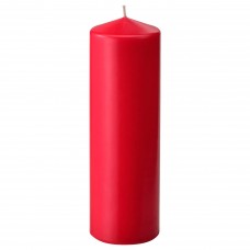 Неароматическая формовая свеча IKEA FENOMEN красный 25 см (904.666.31)