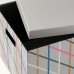 Коробка с крышкой IKEA TJENA серый разноцветный 25x35x20 см (904.673.29)