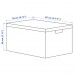 Коробка с крышкой IKEA TJENA серый разноцветный 25x35x20 см (904.673.29)