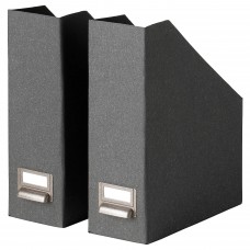 Сегрегатор для журналов IKEA TJOG темно-серый (904.776.58)