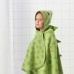 Рушник із капюшоном IKEA JATTELIK стегозавр зелений 140x97 см (904.799.83)