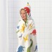 Рушник із капюшоном IKEA JATTELIK динозавр різнобарвний 140x70 см (904.799.97)