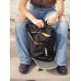Сумка-рюкзак IKEA VARLDENS чорний 28x12x44 см/16 л (904.879.16)
