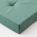 Подушка для стільця IKEA JUSTINA сіро-бірюзовий 42/35x40x4 см (904.912.49)