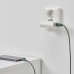 Кабель USB А – lightning IKEA LILLHULT тканина сіро-бірюзовий 1.50 м (904.928.66)