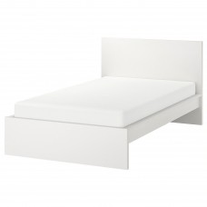 Каркас кровати IKEA MALM белый ламели LUROY 120x200 см (990.095.58)