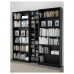 Стеллаж для книг IKEA BILLY / GNEDBY черно-коричневый 200x28x202 см (990.204.76)