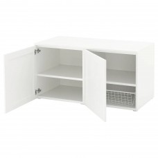Скамья с ящиком IKEA PLATSA белый 120x57x63 см (992.038.19)