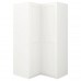 Кутовий гардероб IKEA PAX білий білий 111/111x201 см (992.185.09)