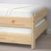 Штабельоване ліжко IKEA UTAKER сосна матр. HUSVIKA жорсткий 80x200 см (992.278.39)
