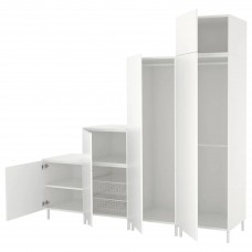 Гардероб IKEA PLATSA білий білий 240x57x231 см (992.485.87)