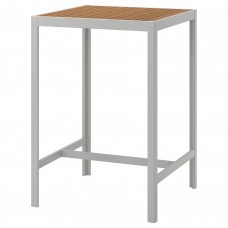 Барний стіл IKEA SJALLAND світло-коричневий 71x71x103 см (992.648.84)
