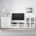 Комбинация шкафов под TV IKEA BRIMNES белый 276x41x95 см (992.782.25)