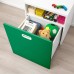 Шафка для іграшок на коліщатках IKEA STUVA / FRITIDS білий зелений 60x50x64 см (992.796.06)