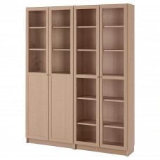Книжный шкаф IKEA BILLY / OXBERG 160x30x202 см (992.807.42)