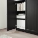 Книжкова шафа IKEA BILLY / OXBERG чорно-коричневий 80x30x106 см (992.810.44)
