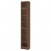 Шкаф книжный со стеклянной дверью IKEA BILLY / OXBERG коричневый стекло 40x30x237 см (992.874.37)