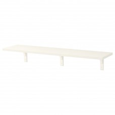 Полиця навісна IKEA BERGSHULT / RAMSHULT білий 120x30 см (992.906.23)